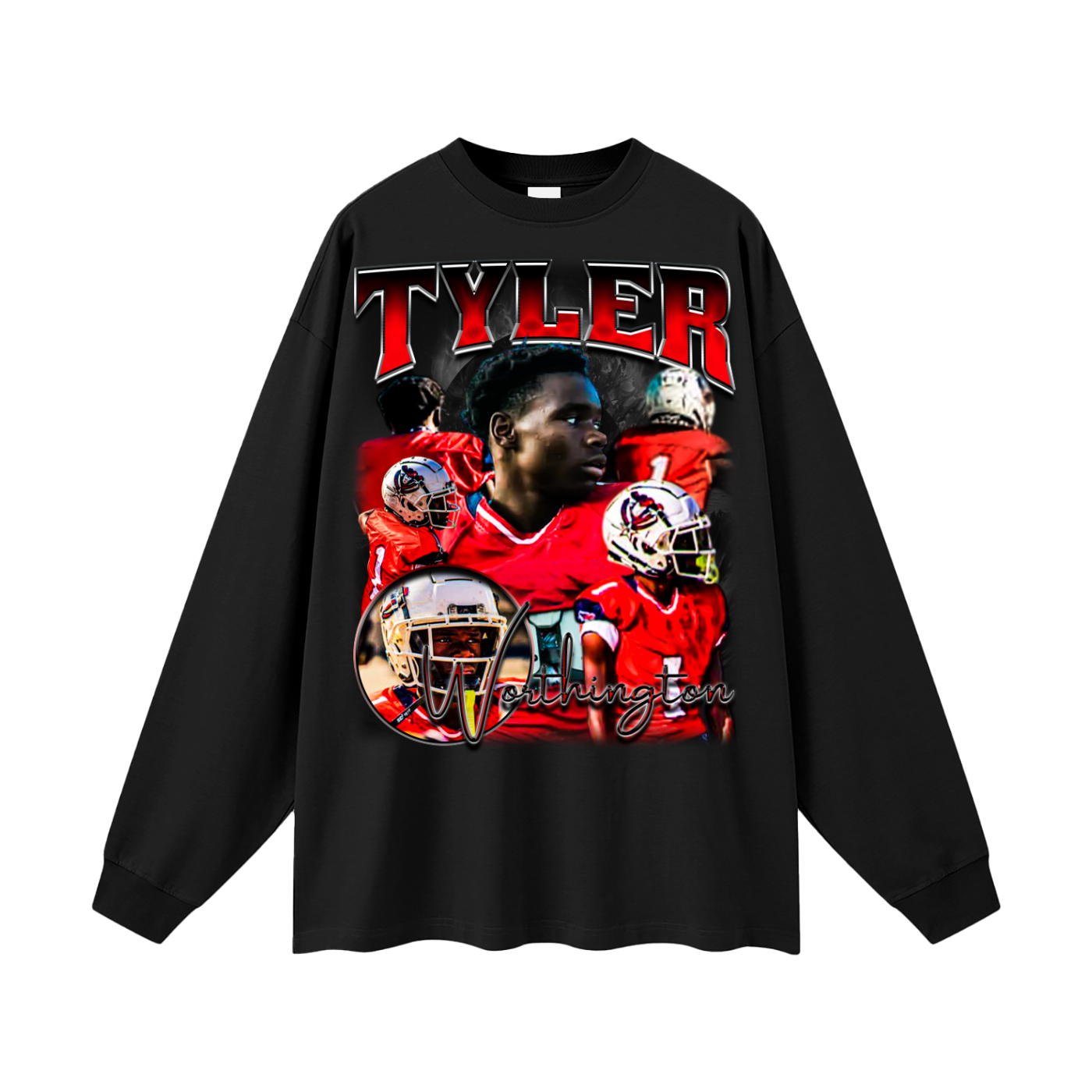 Tyler Worthington Oversized Long Sleeve Tee