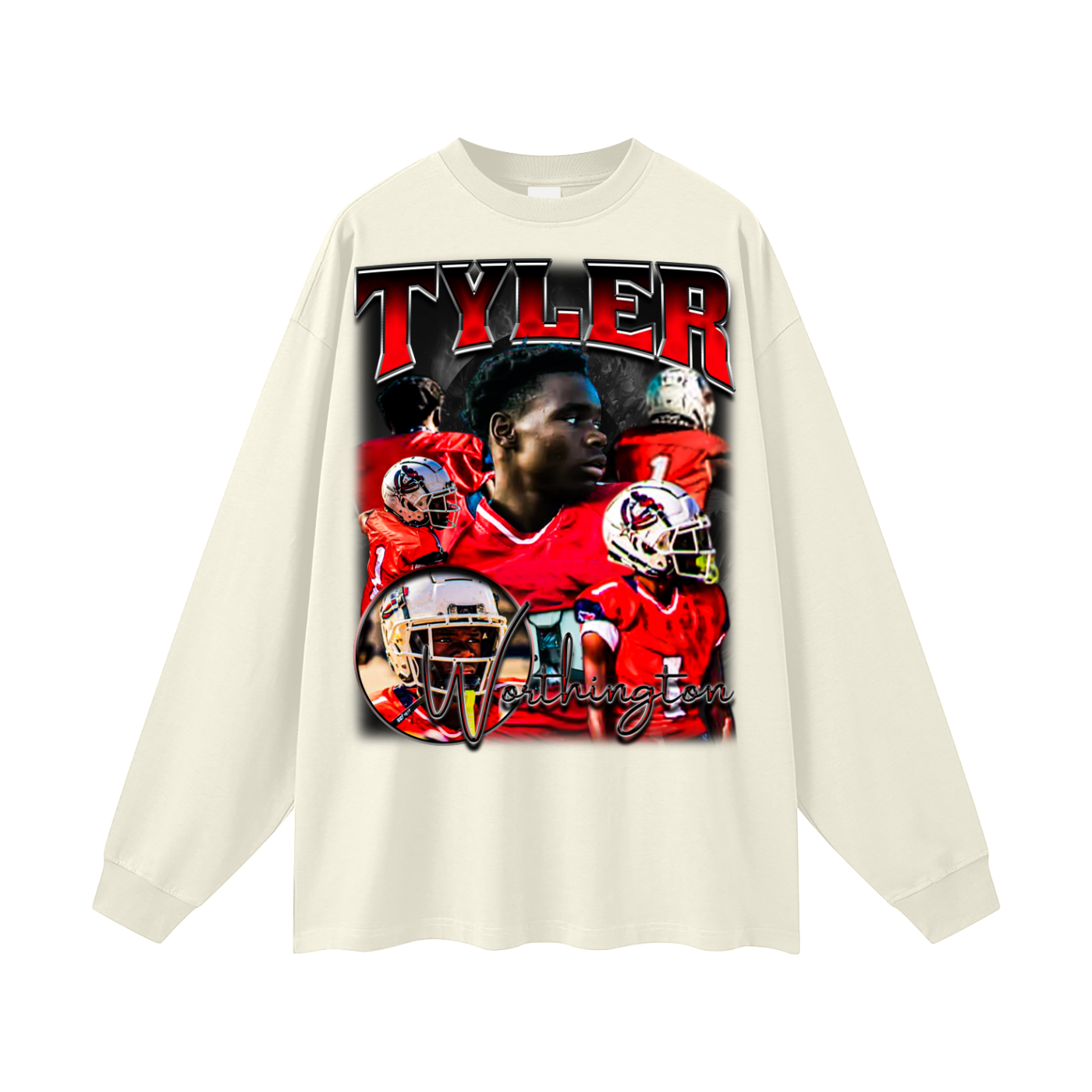 Tyler Worthington Oversized Long Sleeve Tee
