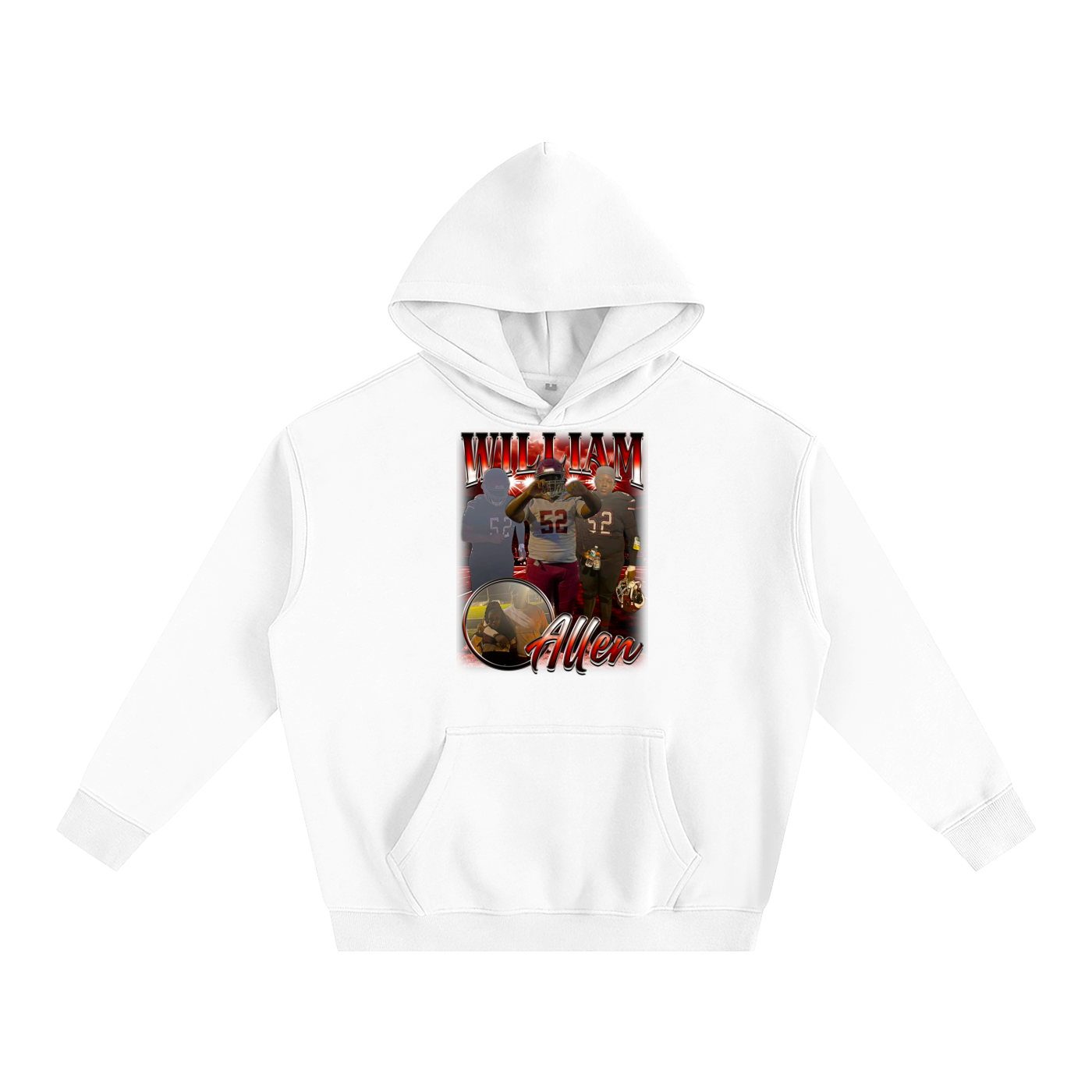 William Allen Oversize Fleeced Hoodie