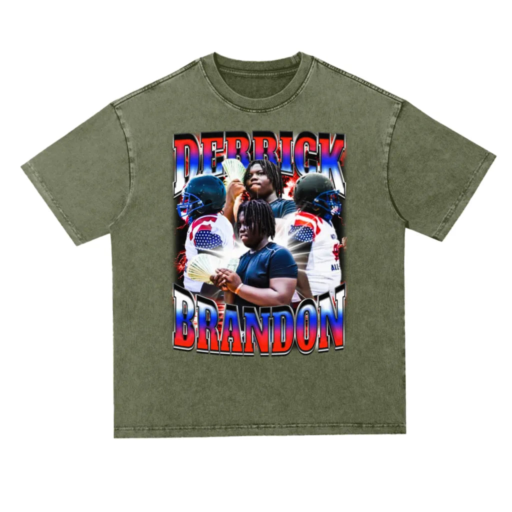 Derrick Brandon Oversized Acid wash T-shirt