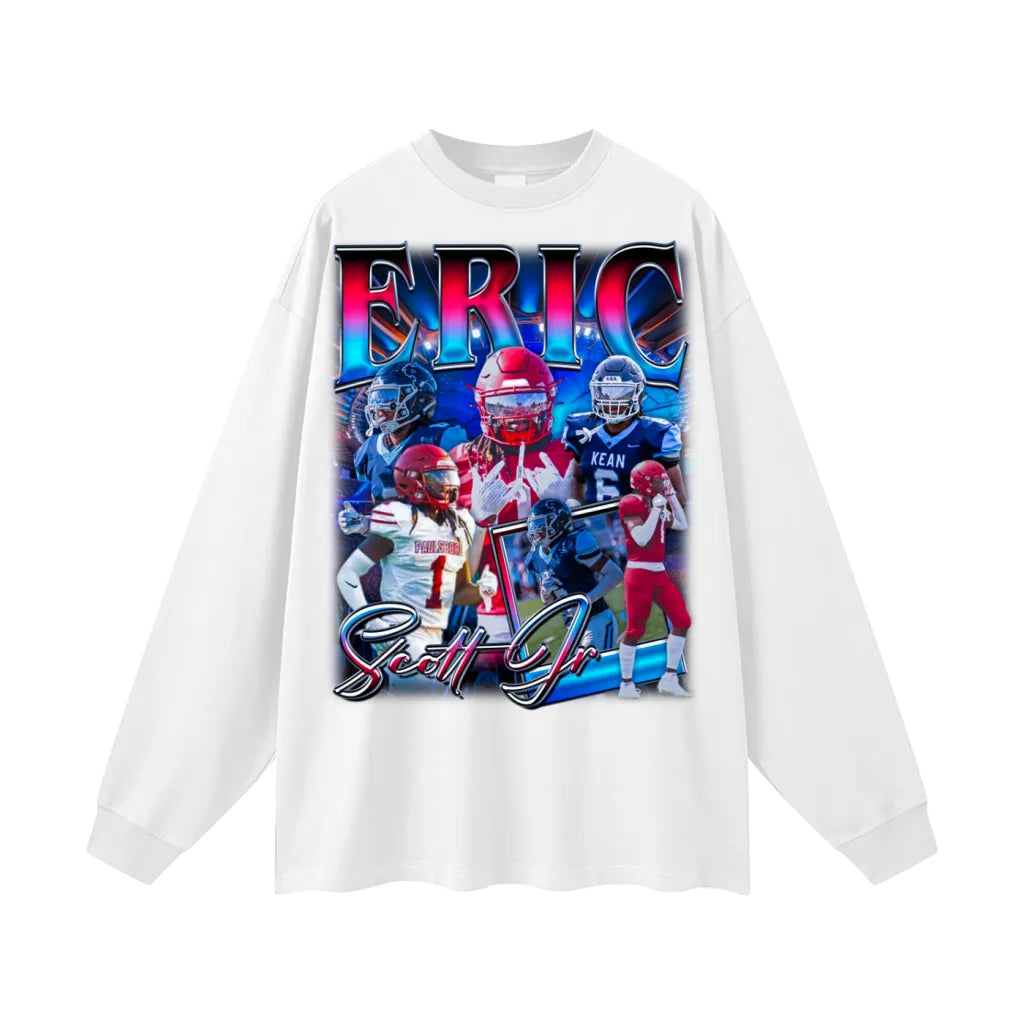 Eric Scott Jr Oversized Long Sleeve Tee