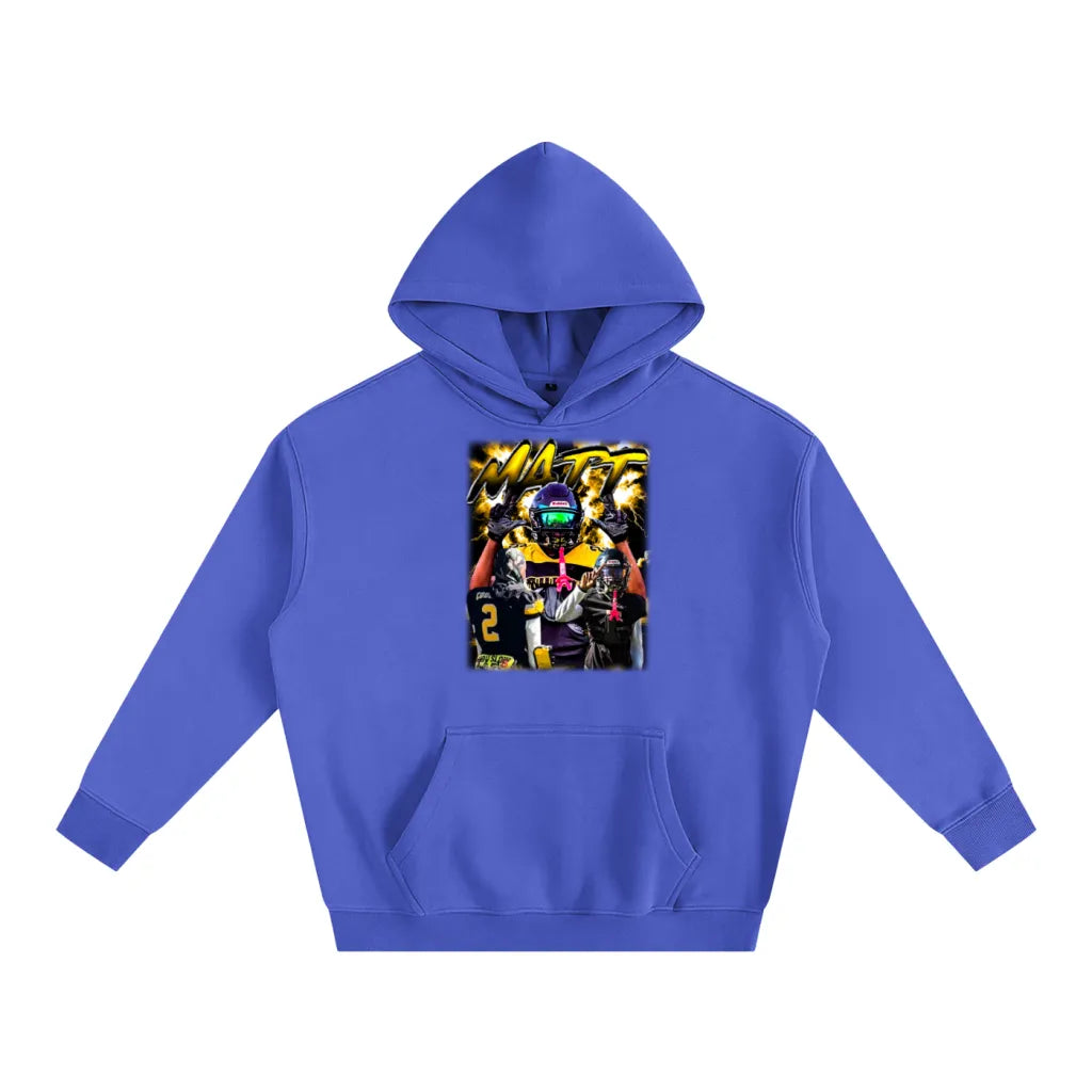 Matt Oversize Fleeced Hoodie