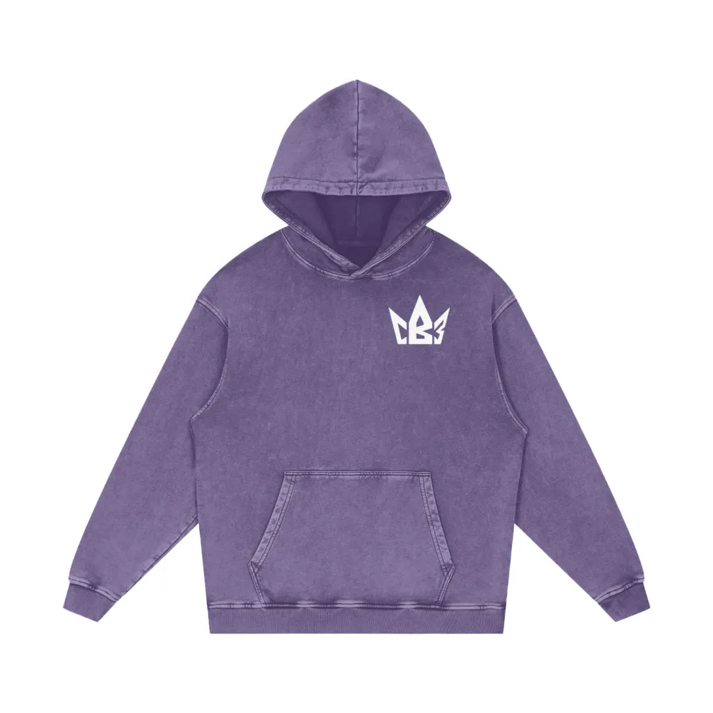 Charles Brooks III Acid Wash Oversized Hoodie