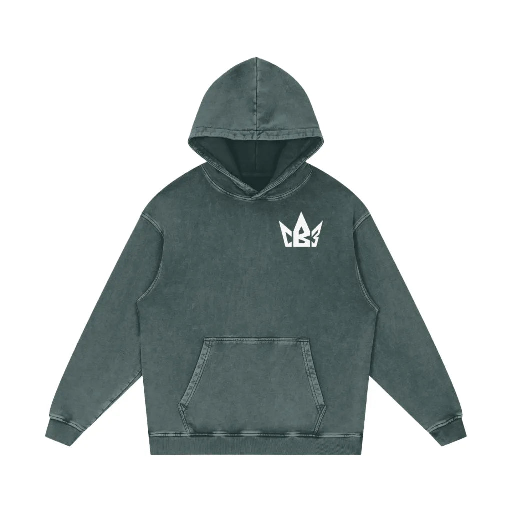 Charles Brooks III Acid Wash Oversized Hoodie
