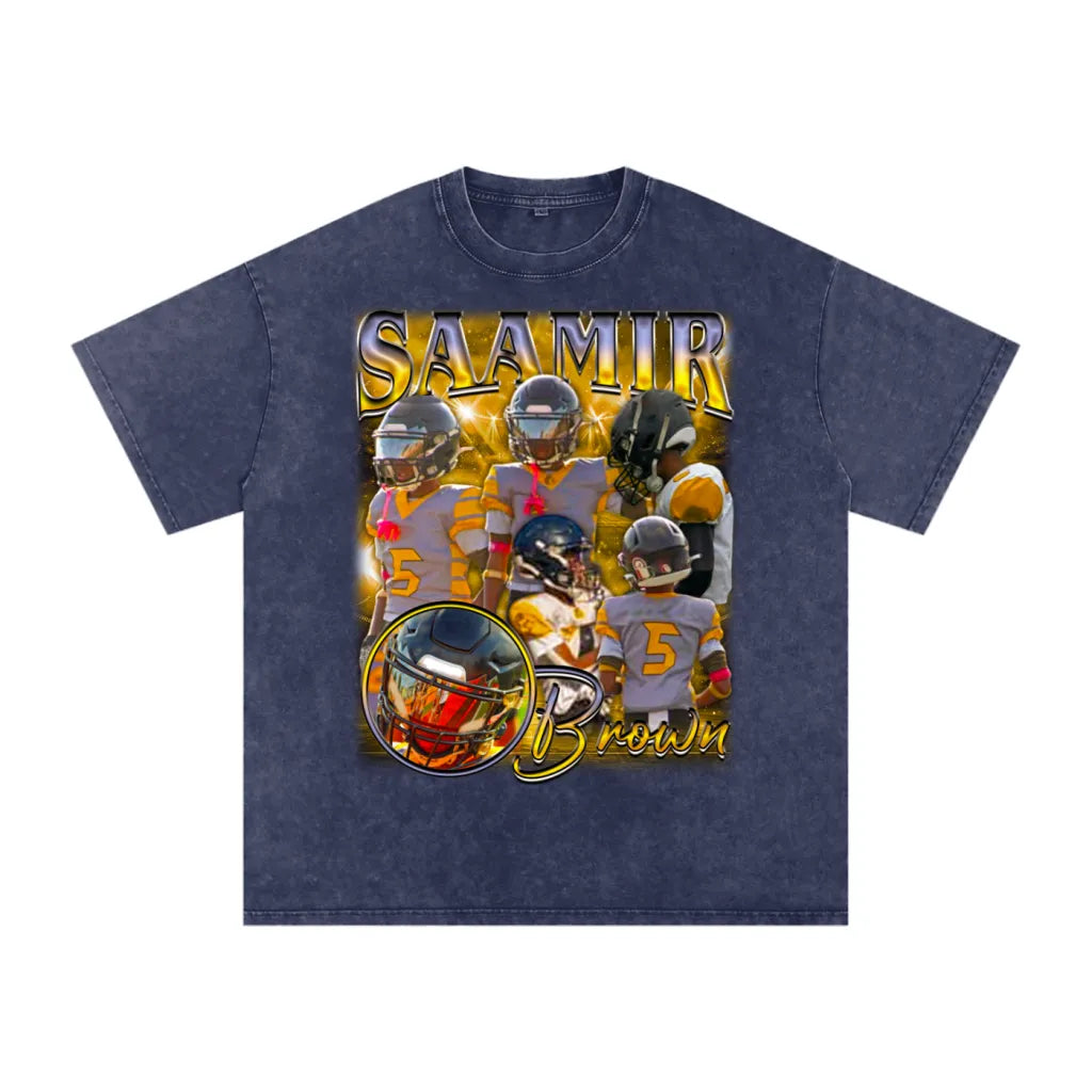 Saamir Brown Heavyweight Oversized T-shirt