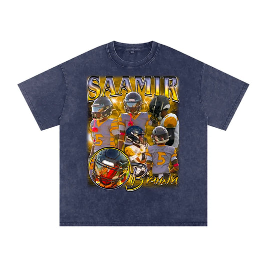 Saamir Brown Heavyweight Oversized T-shirt