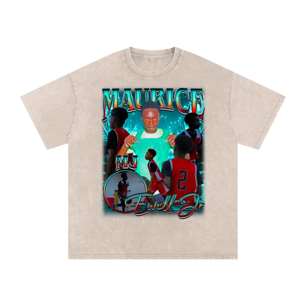 Maurice Ewell Jr Heavyweight Oversized T-shirt