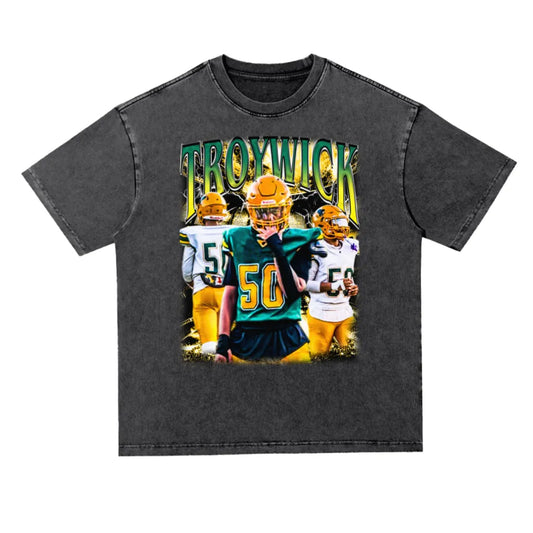 Troy Wick Oversized Acid wash T-shirt