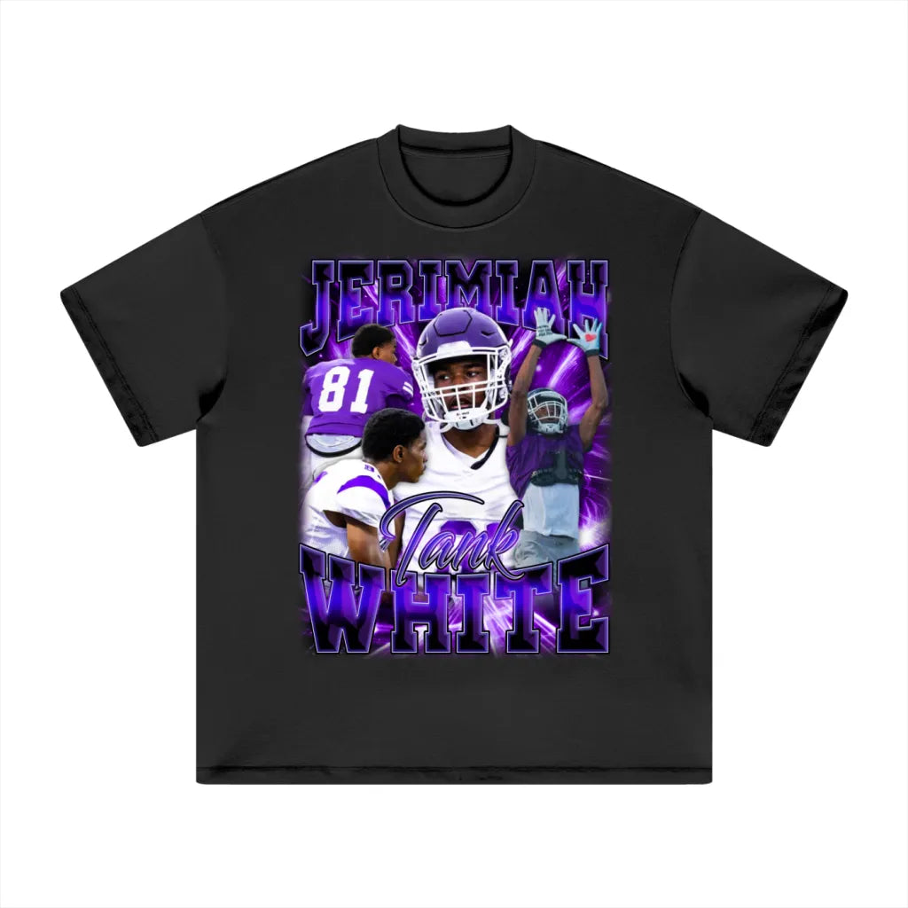 Jerimiah White Heavyweight Oversized T-shirt