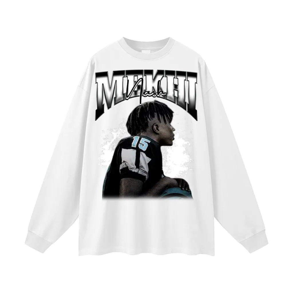 Mekhi Nash Oversized Long Sleeve Tee