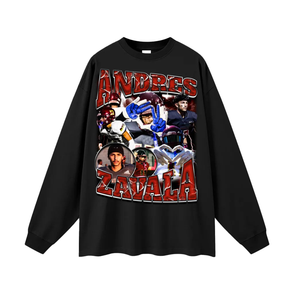 Andres Zavala Oversized Long Sleeve Tee