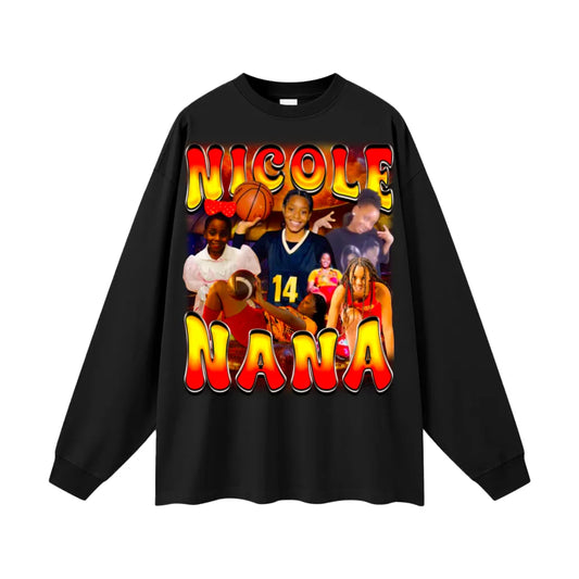 Nicole Oversized Long Sleeve Tee