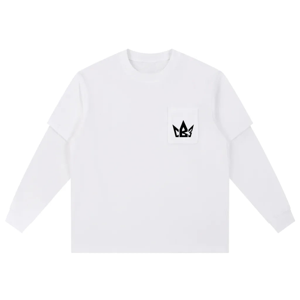 Charles brooks lll Layered Long Sleeve Oversized Tee