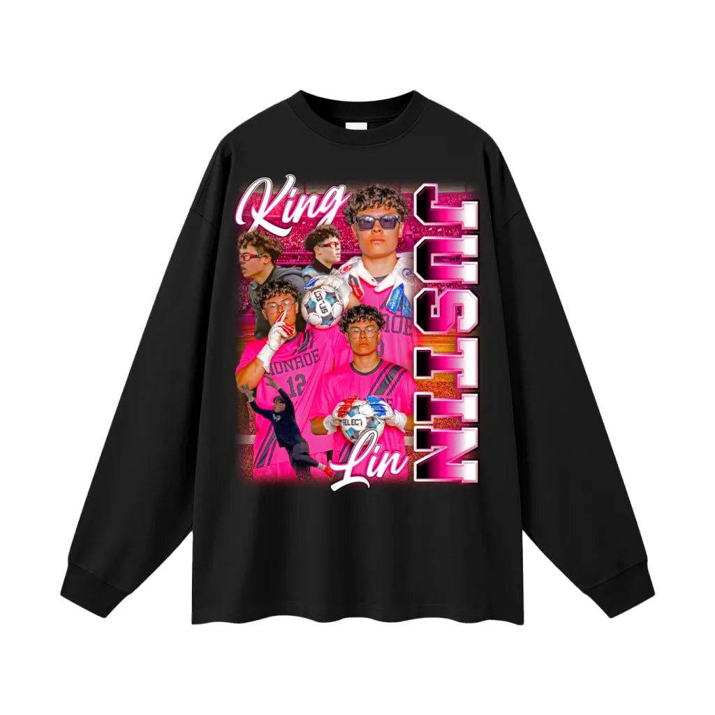 Justin Lin Oversized Long Sleeve Tee
