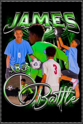 James Battle Poster - 16″ x 24″