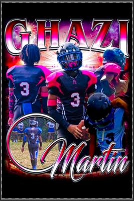Ghazi Martin Poster - 16″ x 24″