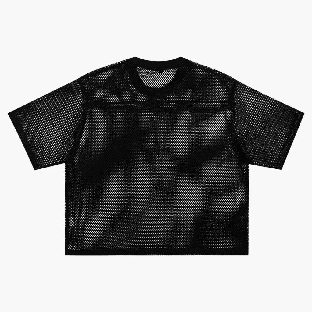 Charles brooks lll See-through Boxy Net T-Shirt