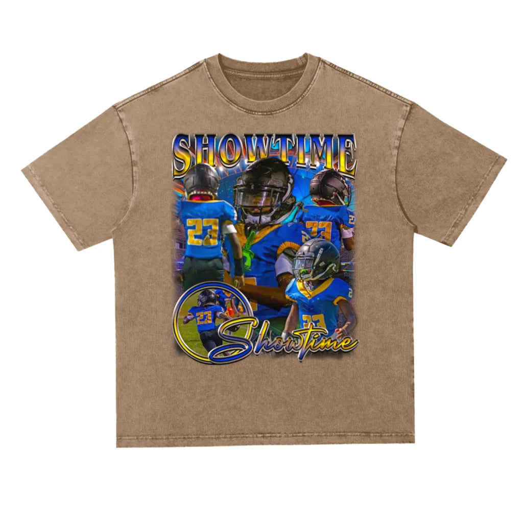 Showtime Oversized Acid wash T-shirt