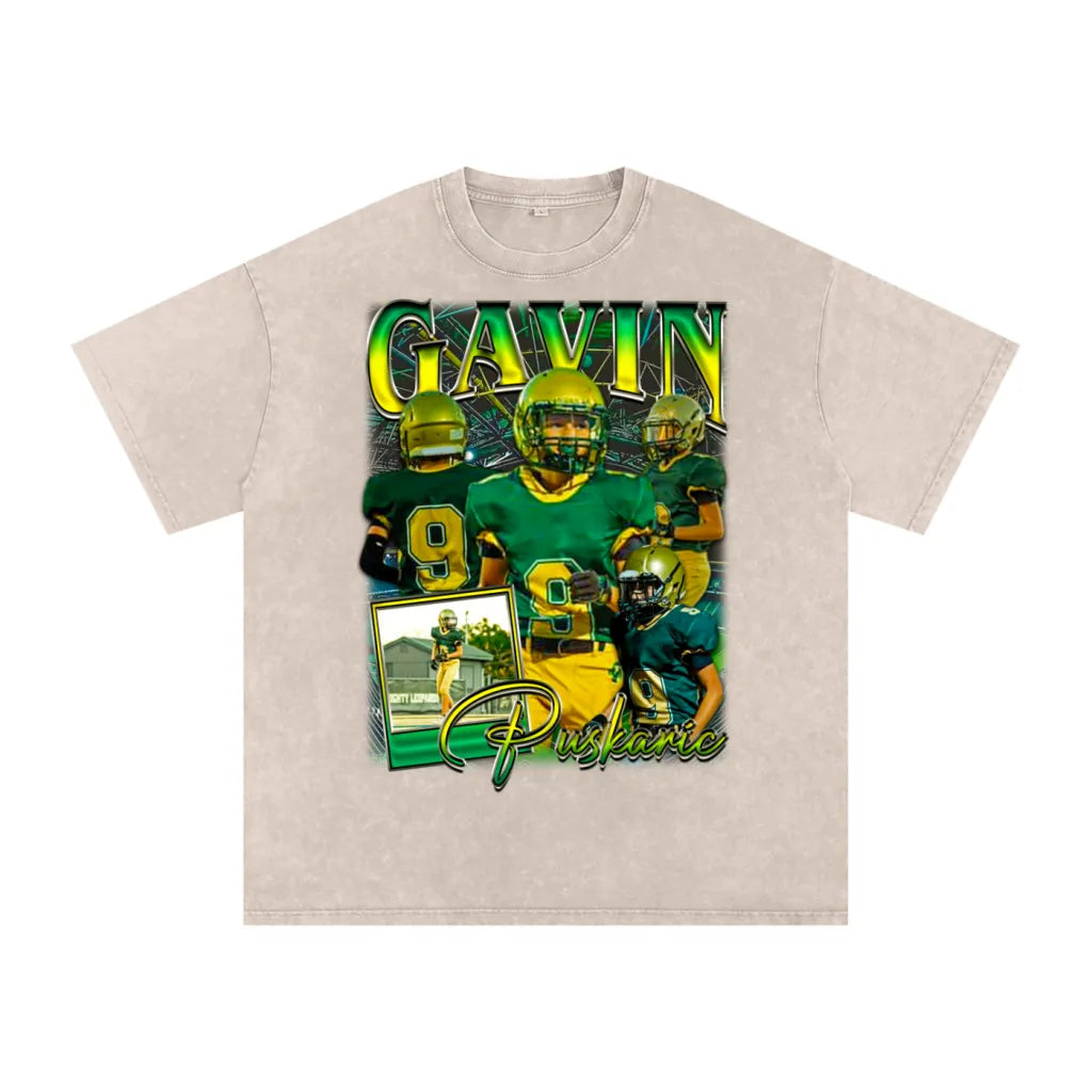 Gavin Puskaric Oversized Acid wash T-shirt