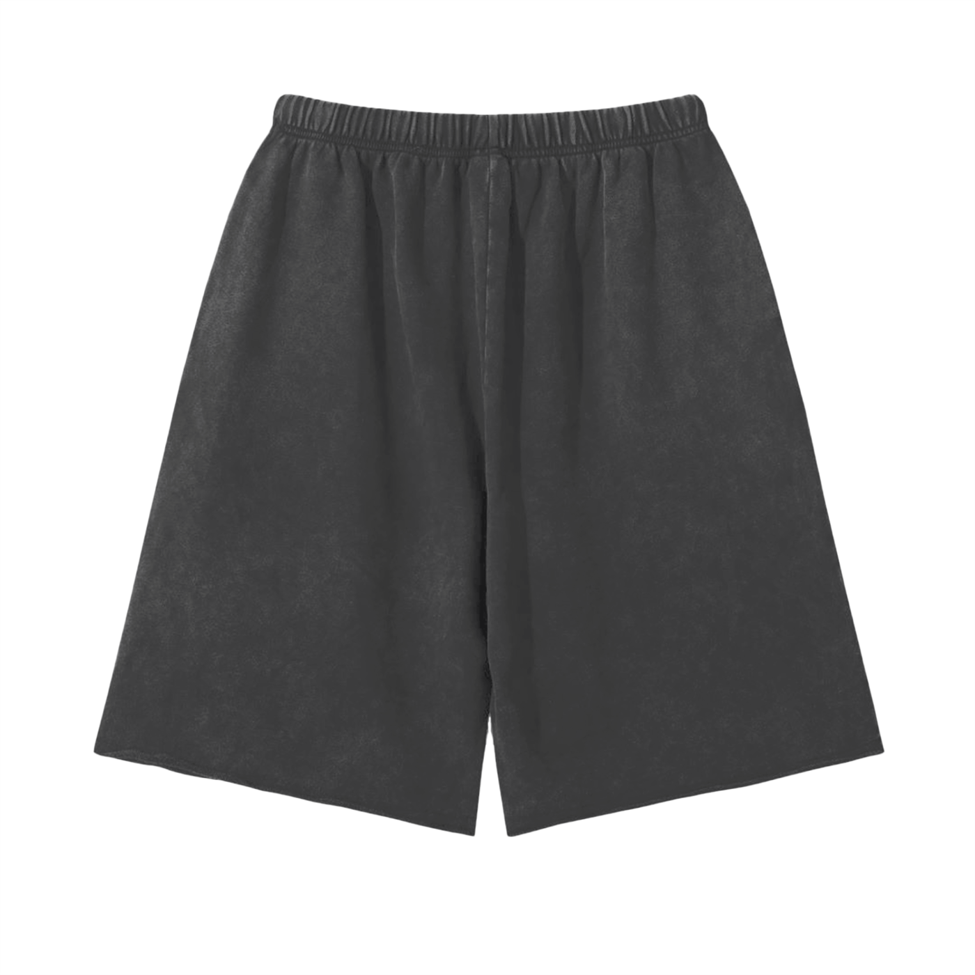Jibril Bethea Snow Washed Raw Hem Shorts