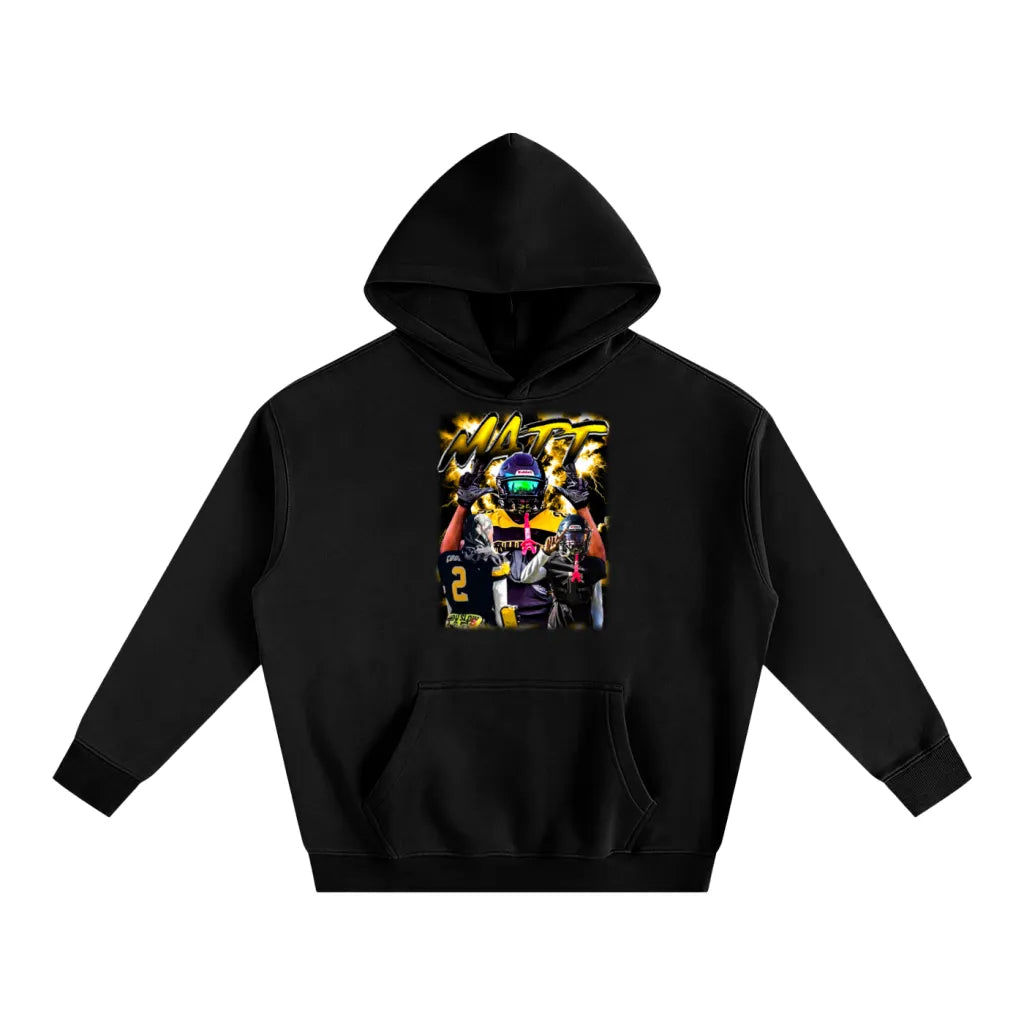 Matt Oversize Fleeced Hoodie