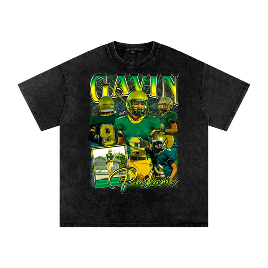 Gavin Puskaric Oversized Acid wash T-shirt