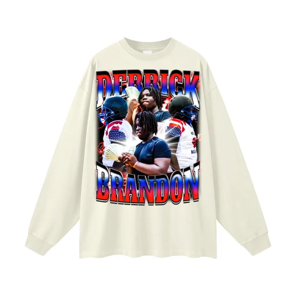 Derrick Brandon Oversized Long Sleeve Tee