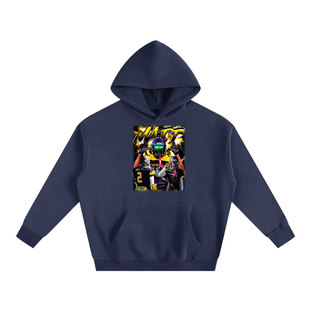 Matt Oversize Fleeced Hoodie