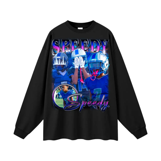 Speedy Oversized Long Sleeve Tee