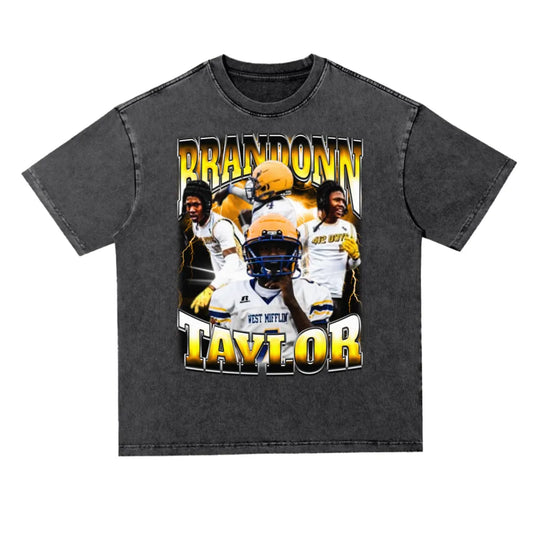 Brandonn Taylor Oversized Acid wash T-shirt