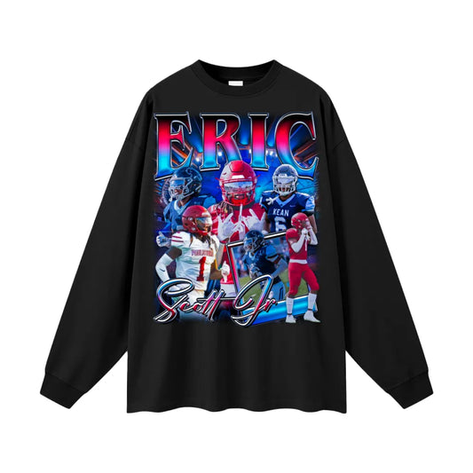 Eric Scott Jr Oversized Long Sleeve Tee