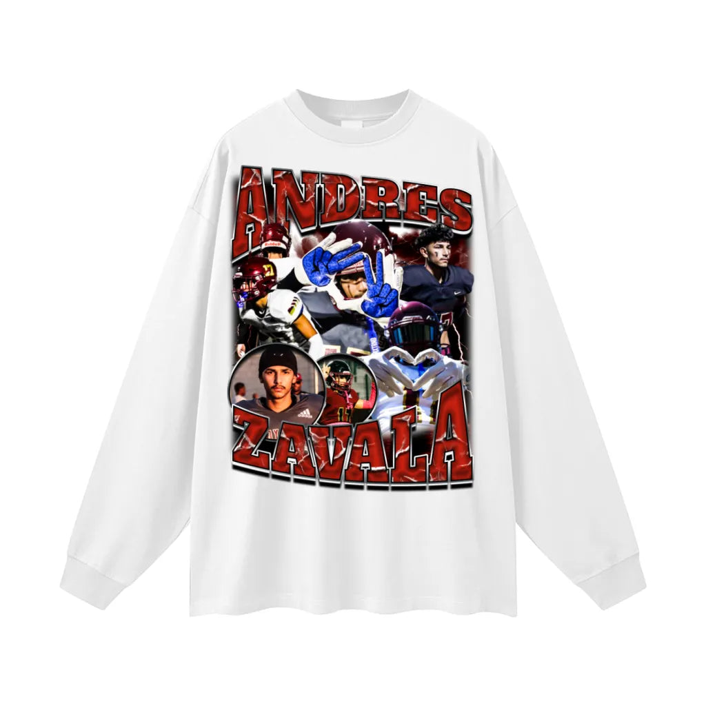 Andres Zavala Oversized Long Sleeve Tee