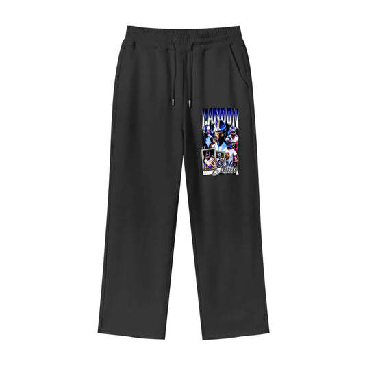 Landon Sallie Straight Wide Leg Sweatpants