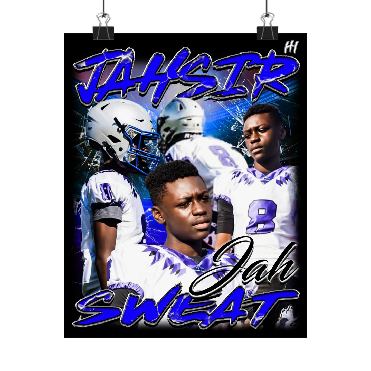 Jahsir Sweat Poster - 16″ x 20″