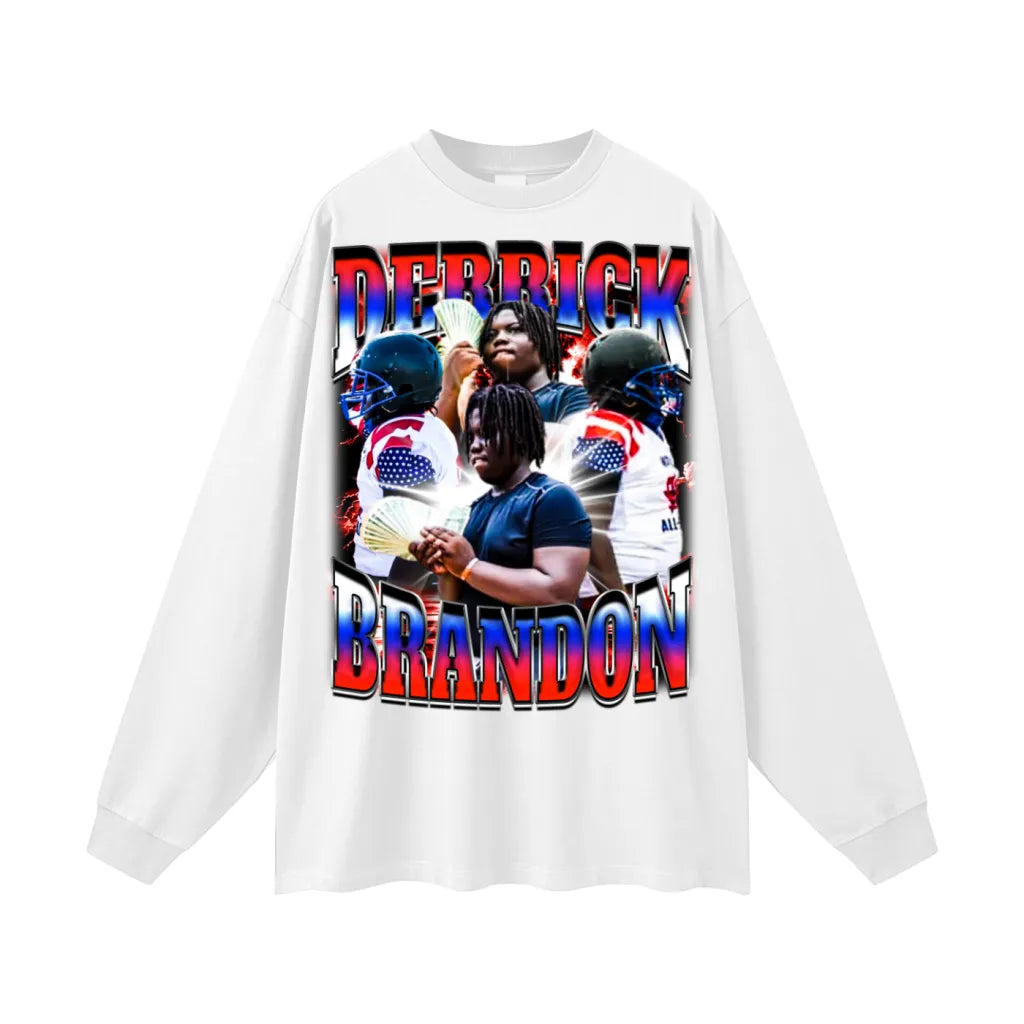 Derrick Brandon Oversized Long Sleeve Tee