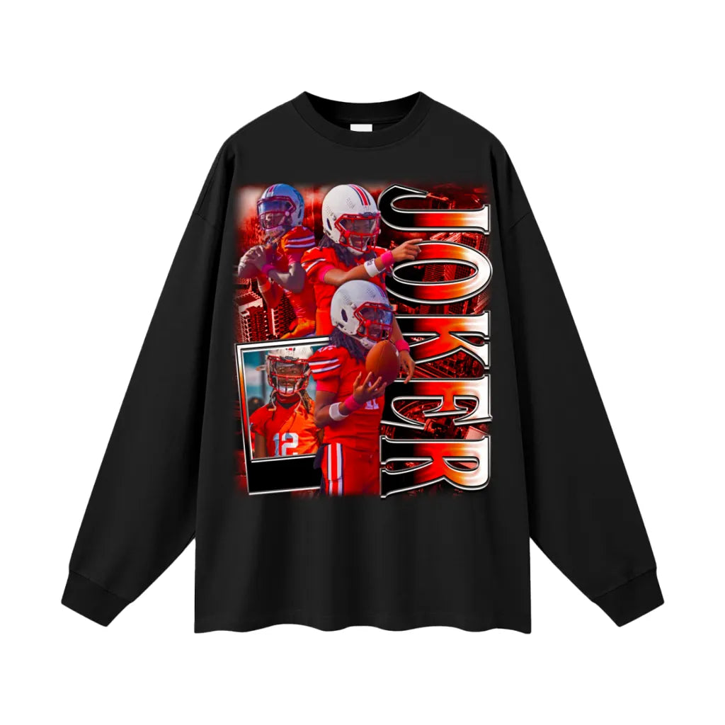 Joker  Oversized Long Sleeve Tee